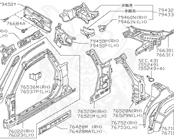 Nissan - Skyline - R34 GT - HR34 - 1998 - 20GT - 2 door hard top (2K) - AUTOMATIC-FLOOR SHIFT(AT.F4) - High cast, 2-link (IRS.2WD) - RB20DE