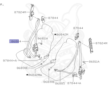 Nissan - Skyline - R34 25GTT - ER34 - 1998 - 25GT TURBO - 4 DOOR SEDAN(4S) - AUTOMATIC-FLOOR SHIFT(AT.F4) - Hi-Cas 2-Link (HI.2WD) - RB25DET