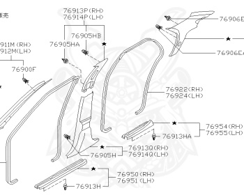 Nissan - Skyline - R34 25GTT - ER34 - 1998 - 25GT TURBO - 4 DOOR SEDAN(4S) - AUTOMATIC-FLOOR SHIFT(AT.F4) - Hi-Cas 2-Link (HI.2WD) - RB25DET
