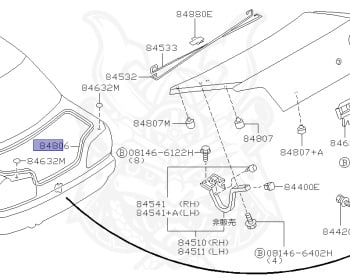 Nissan - Skyline - R34 25GT - ENR34 - 2000 - 25GT - 4 DOOR SEDAN(4S) - AUTOMATIC-FLOOR SHIFT(AT.F4) - High cast, 2-link (IRS.2WD) - RB25DE