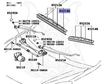 Toyota - Isis - ANM15W - 2007 - PLATANA TYPE - 1AZFSE