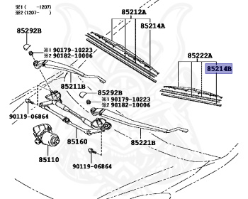 Toyota - Isis - ANM15W - 2006 - PLATANA TYPE - 1AZFSE