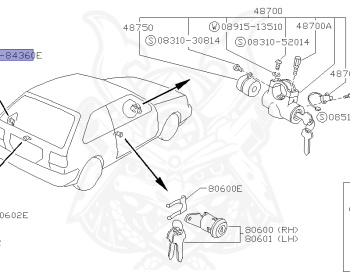 Nissan - March - K10 - 1989 - Rally - 3 DOOR HATCHBACK(3HB) - MANUAL TRANSMISSION(MT) - MA09RT