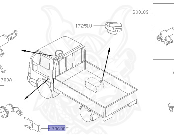 Nissan - Atlas - H41 - 1992 - Deluxe A chassis - CONVERTIBLE(CV) - 2 WHEEL DRIVE(2WD) - MANUAL TRANSMISSION(MT) - FD42