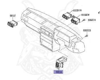 Genuine Safari Y60 Interior OEM parts supplied from Japan - Nengun