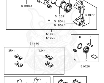 Mitsubishi - Lancer - CB1A - 1992 - PKH2 - 4G13