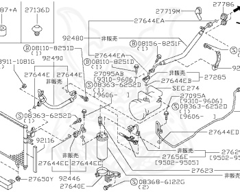 Nissan - Silvia - S14 - 1993 - JS - HARDTOP(K) - AUTOMATIC TRANSMISSION(AT) - TWO WHEELS STEERING(2WS) - SR20DE