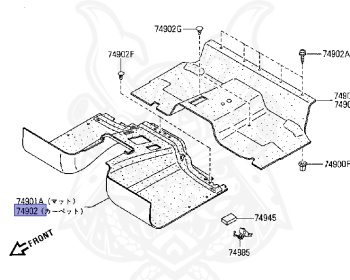 Genuine Safari Y60 Interior OEM parts supplied from Japan - Nengun