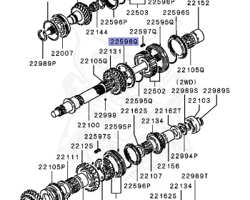 Mitsubishi - Delica Truck - L039P - 1991 - YMND4 - 4D56