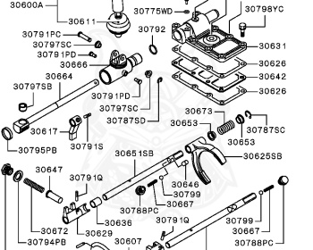Mitsubishi - Pajero - L049G - 1988 - VRTD7 - 4D56