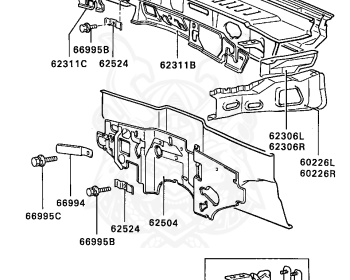 Mitsubishi - Pajero - L044G - 1987 - NFS - 4D56
