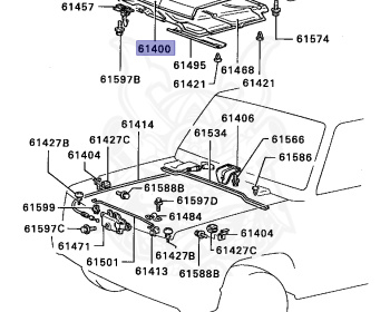 Mitsubishi - Pajero - L044G - 1987 - NFS - 4D56