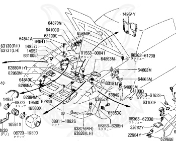 Nissan - Fairlady Z - Z31 - 1988 - ZX - AUTOMATIC TRANSMISSION(AT) - T-bar roof (KZ#) - VG30T