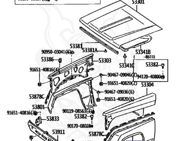 Genuine Land Cruiser BJ70 Exterior OEM parts supplied from Japan