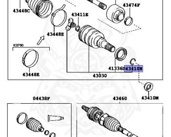 Toyota - Vitz - KSP90 - 2005 - B TYPE - 5-DOOR - Variator - 1KRFE