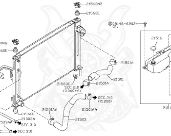 Nissan - Skyline - V36 - 2006 - 250GT TYPEP/250GTF TYPEP - SEDAN(S) - 2-linked (2WD/STD) - 5 SPEED AUTOMATIC TRANS(5AT) - VQ25HR