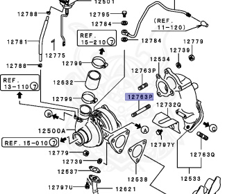 Mitsubishi - Delica Star Wagon - P35W - 1998 - HSNXT7 - 4D56