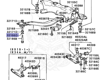 Mitsubishi - Galant - E31A - 1992 - SNH - 4G32