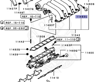 Mitsubishi - Diamante - F31A - 1994 - TRHA1 - 6G73