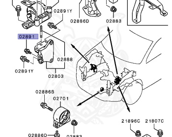 Mitsubishi - RVR - GA3W - 2013 - XTHHZ - 4B10