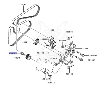 Mitsubishi - RVR - GA3W - 2011 - XTLHZ - 4B10