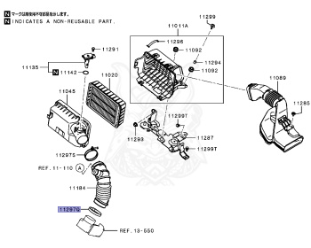Mitsubishi - RVR - GA3W - 2010 - XTHHZ - 4B10