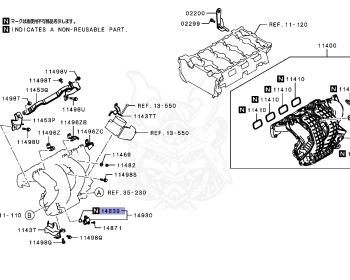 Mitsubishi - RVR - GA3W - 2013 - XTHH - 4B10