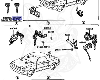 Genuine Celica AT160 Exterior OEM parts supplied from Japan