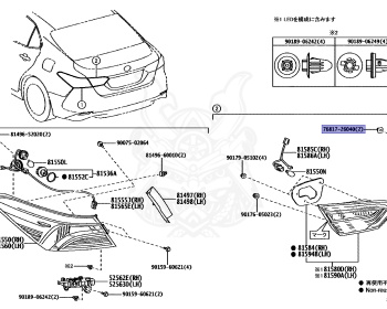 Toyota - Camry - AXVH70 - 2023 - X TYPE/X E-FOUR TYPE - 4-DOOR - Variator - A25AFXS