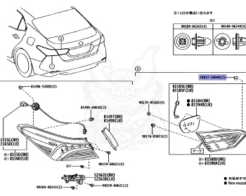 Toyota - Camry - AXVH70 - 2023 - G TYPE/G E-FOUR TYPE - 4-DOOR - Variator - A25AFXS