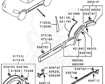 Mitsubishi - Pajero - V78W - 2006 - LYXF9 - 4M41