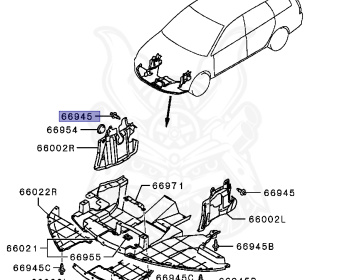 Mitsubishi - Lancer Evolution Wagon - CT9W - 2005 - LYGFZ - 4G63