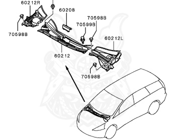 Mitsubishi - Grandis - NA4W - 2004 - LRPY - 4G69