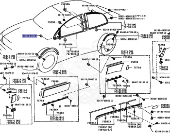 Toyota - Aristo - JZS147 - 1994 - 3.0V TYPE - 2JZGTE