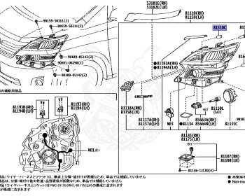 Toyota - Alphard 350/Vellfire 350 - GGH20W - 2011 - 3.5V TYPE - Automatic - 2GRFE