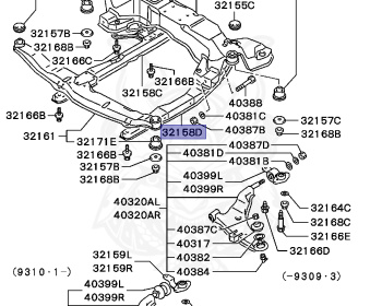 Mitsubishi - GTO - Z15A - 1990 - MJGF9 - 6G72