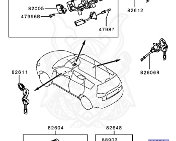 Mitsubishi - Outlander - CW6W - 2010 - XLHYZ1 - 6B31
