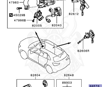 Mitsubishi - RVR - GA3W - 2019 - XTHHZ - 4B10