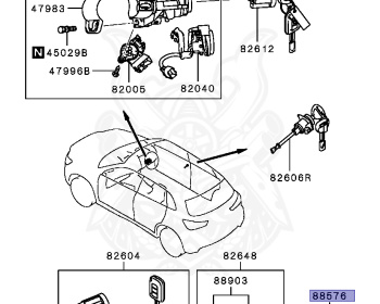 Mitsubishi - RVR - GA4W - 2011 - XTSXZ - 4J10