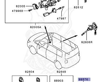 Mitsubishi - Delica D:5 - CV5W - 2010 - LTHHZ7 - 4B12