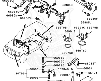Mitsubishi - Pajero - V87W - 2008 - MYXY1 - 6G75