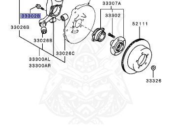Mitsubishi - Diamante - F46A - 2005 - TYHC2 - 6G72