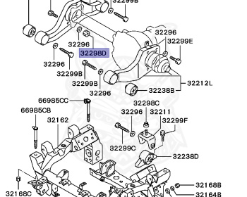 Mitsubishi - Pajero - V78W - 2003 - LYXF - 4M41