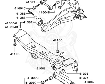 Mitsubishi - Airtrek - CU2W - 2005 - LYXFZ - 4G63