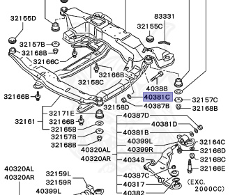 Mitsubishi - Diamante - F27A - 1993 - TRPM - 6G72