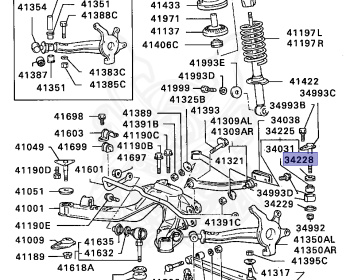 Mitsubishi - Galant VR-4 - E39A - 1991 - SNPF4 - 4G63