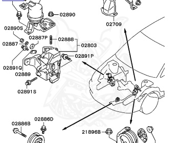 Mitsubishi - Lancer - CS2A - 2000 - SNDE - 4G15