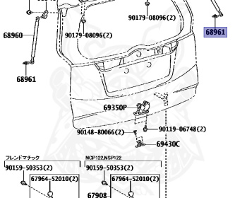 Toyota - Ractis - NSP120 - 2010 - G TYPE - Variator - 1NRFE