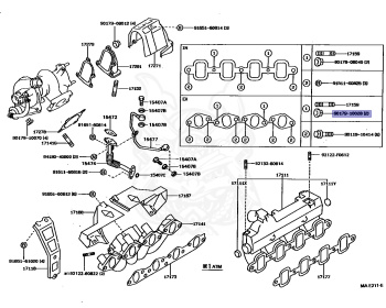 Toyota - Tercel - NL40 - 1990 - AVENUE TYPE - 4 DOOR - Automatic - 1NT