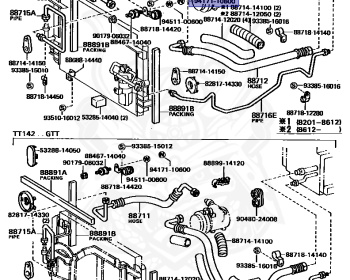 Toyota - Corona - TT142 - 1982 - GT TURBO TYPE - HARDTOP - Manual - 3TGTEU